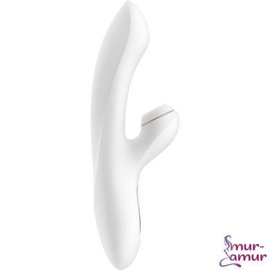 Вакуумный вибратор-кролик Satisfyer Pro Plus G-Spot Rabbit, первый кролик с вакуумом и вибрацией фото и описание