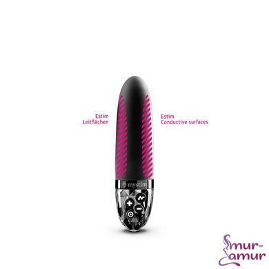 Вібратор з електростимуляцією Mystim Sleak Freak Black Edition