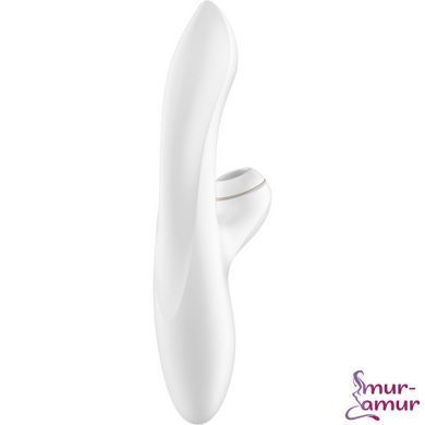 Вакуумный вибратор-кролик Satisfyer Pro Plus G-Spot Rabbit, первый кролик с вакуумом и вибрацией фото и описание