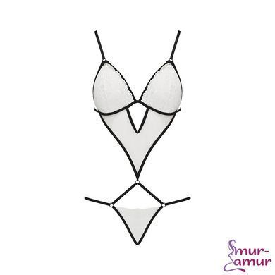 Боди монокини ORIHIME BODY white XXL/XXXL - Passion фото и описание