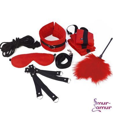 BDSM-набор Art of Sex &ndash; Soft Touch BDSM Set, красный, 9 предметов фото и описание