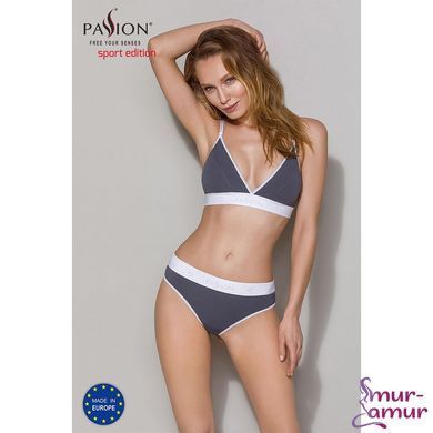 Спортивные трусики-стринги Passion PS007 PANTIES XL, dark grey фото и описание