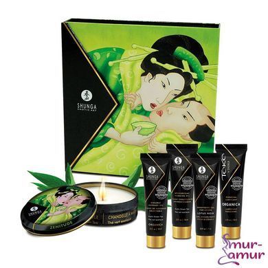 Подарунковий набір Shunga GEISHAS SECRETS ORGANICA &ndash; Exotic Green Tea: для шикарної ночі вдвох