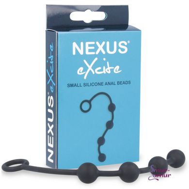 Анальні кульки Nexus Excite Small Anal Beads, силікон, макс. діаметр 2 см фото і опис