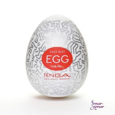 Мастурбатор яйце Tenga Keith Haring EGG Party фото і опис