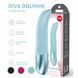 Вибратор для точки G Fun Factory Diva Dolphin Ice Blue, 10 режимов работы, на батарейках фото