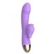 Вібратор-кролик з підігрівом і пустотливим язичком для клітора Leten Wonderful Purple фото