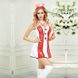 Еротичний костюм медсестри Спокуслива Адріана S/M, сукня, трусики, головний убір, стетоскоп фото