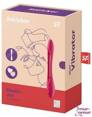 Универсальный гибкий вибратор для пар Satisfyer Elastic Joy Red фото и описание