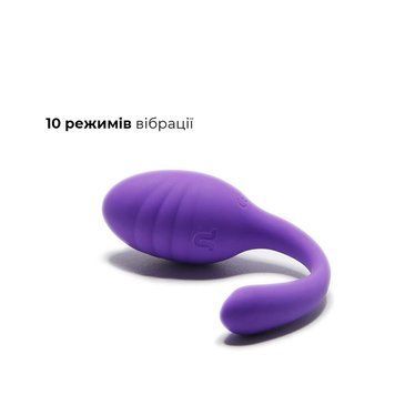 Віброяйце зі стимулятором клітора Adrien Lastic Smart Dream II з пультом LRS, можна під одяг фото і опис