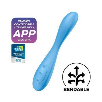 Універсальний смарт-вібратор Satisfyer G-Spot Flex 4+, гнучкий стовбур із фіксацією положення фото і опис