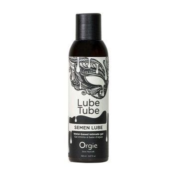 Лубрикант з імітацією сперми Orgie Lube Tube Semen Lube, 150 мл, водна основа, без смаку та запаху фото і опис