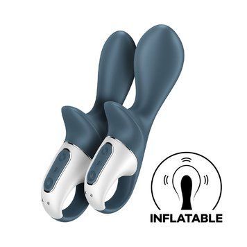 Анальный вибратор надувной Satisfyer Air Pump Booty 2 фото и описание