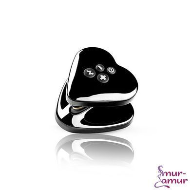 Вибратор для клитора с электростимуляцией Mystim Heart&acute;s Desire Black Edition