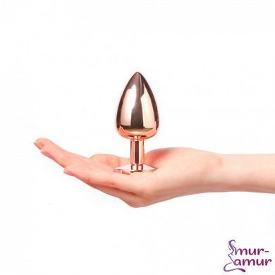 Металева анальна пробка із прикрасою у вигляді кристалу Dorcel - Diamond Plug L