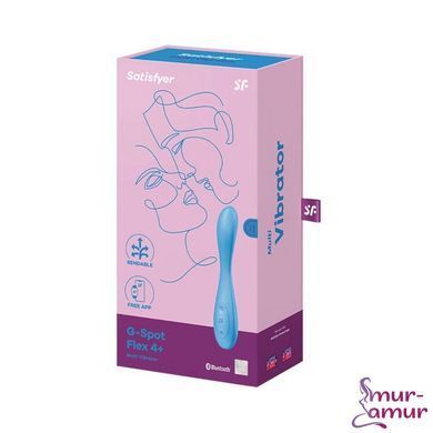 Універсальний смарт-вібратор Satisfyer G-Spot Flex 4+, гнучкий стовбур із фіксацією положення фото і опис