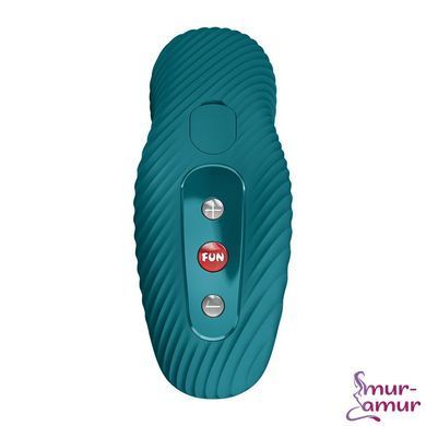 Накладной вибратор Fun Factory LAYA III Bottle Green, эффект постукивания пальцем