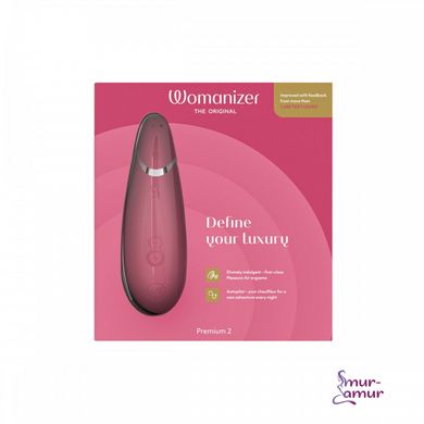 Вакуумный клиторальный стимулятор Womanizer Premium 2 Respberry фото и описание