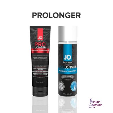 Пролонгер гель System JO Prolonger Gel (60 мл) з олією перцевої м’яти, гвоздикового перцю та пачулів фото і опис