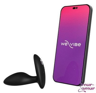 Анальная смарт-вибропробка We-Vibe Ditto+ Satin Black с пультом ДУ фото и описание