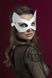 Маска кішечки Feral Feelings - Kitten Mask, натуральна шкіра, біла фото