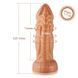 Фаллоимитатор с вибрацией Hismith Slightly Curved Vibrating Silicone Dildo Monster Series, KlicLok