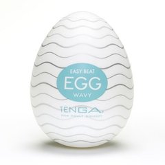 Мастурбатор яйце Tenga Egg Wavy (Хвилястий) фото і опис