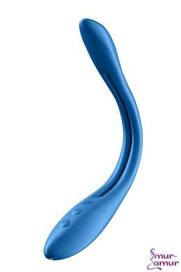 Универсальный гибкий вибратор для пар Satisfyer Elastic Game Dark Blue фото и описание