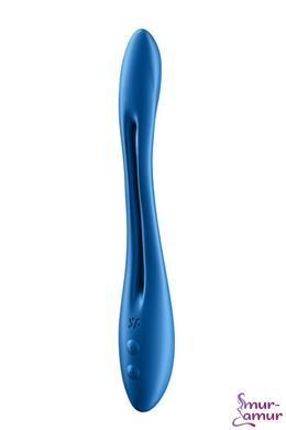 Универсальный гибкий вибратор для пар Satisfyer Elastic Game Dark Blue фото и описание