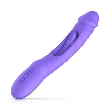 Вібратор Good Vibes Only - Flax Vibrating Dildo with G-Spot Stimulator фото і опис
