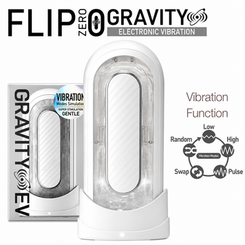 Мастурбатор Tenga Flip Zero Gravity Electronic Vibration White