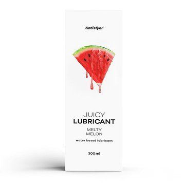 Лубрикант на водній основі Satisfyer Juicy Lubricant Melty Melon water based 300 мл фото і опис
