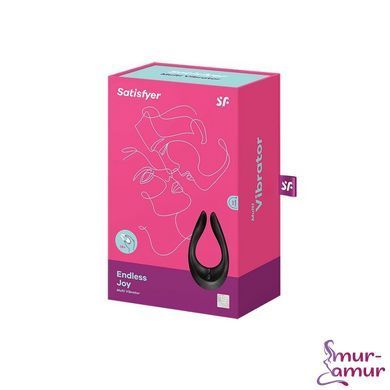 Вибратор для пар Satisfyer Endless Joy Black, 3 независимых мотора, многофункциональный фото и описание