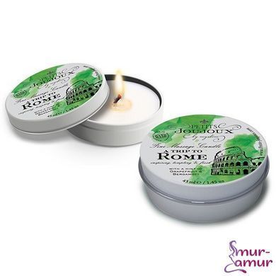 Массажная свечa Petits Joujoux - Rome - Grapefruit and Bergamott (43 мл) с афродизиаками фото и описание