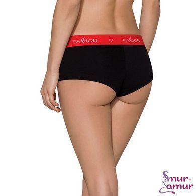Трусики-шортики Passion PS003 PANTIES L, black фото і опис