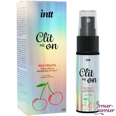 Збуджувальний спрей для клітора Intt Clit Me On Red Fruits Warming Effect 12мл зігріваючий ефект фото і опис