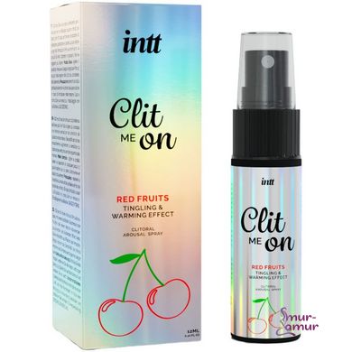 Збуджувальний спрей для клітора Intt Clit Me On Red Fruits Warming Effect 12 мл, зігріваючий ефект фото і опис