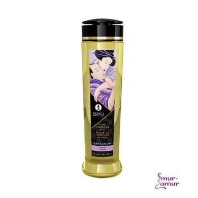 Массажное масло Shunga Sensation - Lavender (240 мл) натуральное увлажняющее фото и описание