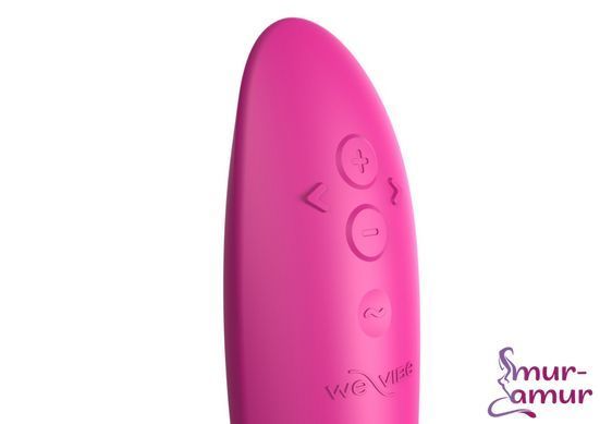 Смарт-вибратор We-Vibe Rave 2 Twisted Pleasure Pink, для точки G и входа во влагалище, 2 мотора фото и описание