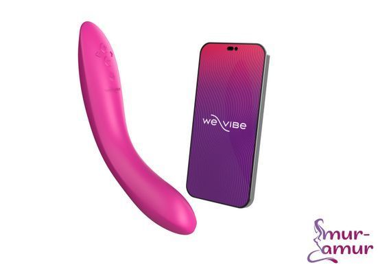 Смарт-вибратор We-Vibe Rave 2 Twisted Pleasure Pink, для точки G и входа во влагалище, 2 мотора фото и описание