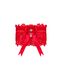 Ажурная подвязка Obsessive Amor Cherris garter, red фото