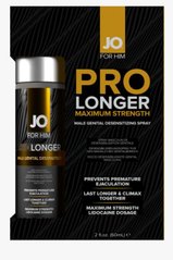 Пролонгує спрей System JO Prolonger Spray with Lidocaine (60 мл), не містить мінеральних масел фото і опис