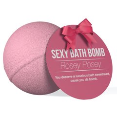 Супер-бомба для ванни Dona Bath Bomb - Rosey Posey (128 гр), приємний аромат троянди