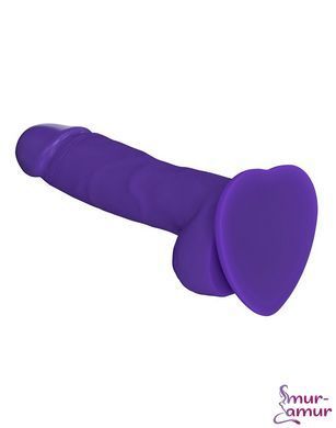 Реалистичный фаллоимитатор Strap-On-Me SOFT REALISTIC DILDO Violet - Size M