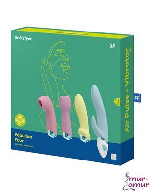 Подарочный набор секс-игрушек Satisfyer Fabulous Four фото и описание