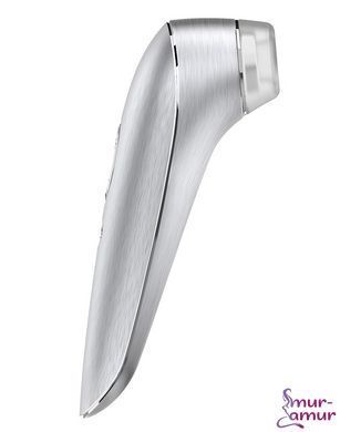 Люксовый вакуумный стимулятор Satisfyer Luxury High Fashion (вручную полированный алюминий) фото і опис