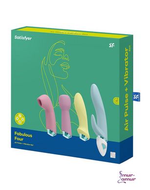 Подарунковий набір секс-іграшок Satisfyer Fabulous Four фото і опис