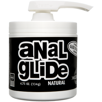 Анальная смазка на масляной основе Doc Johnson Anal Glide Natural (127 г) длительное скольжение фото и описание