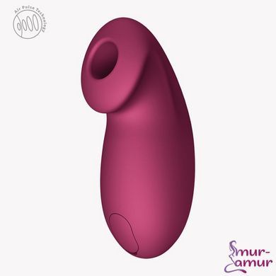 Вакуумный стимулятор Fun Factory Desire Wine Red, 11 режимов работы, перезаряжаемый фото и описание