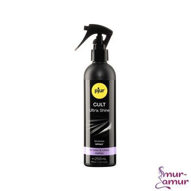 Спрей для ухода за одеждой из резины и латекса pjur Cult Ultra Shine 250 мл, придает блеск